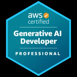 AWS Certified Generative AI Developer badge